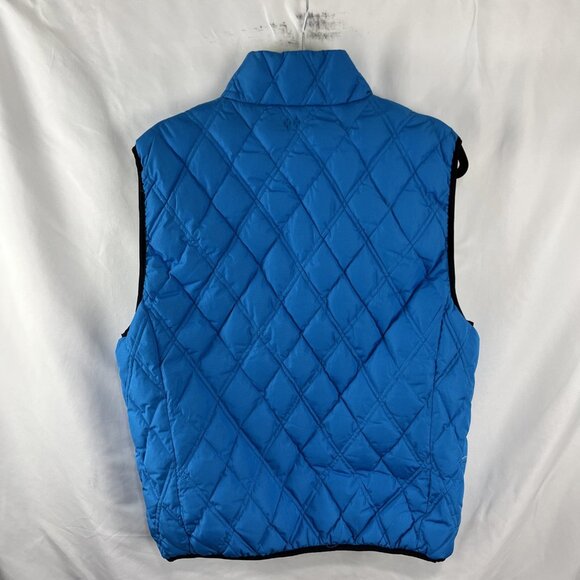 Robert Graham Reversible Green & Blue Down Puffer Vest Women’s Size L - Picture 6 of 9